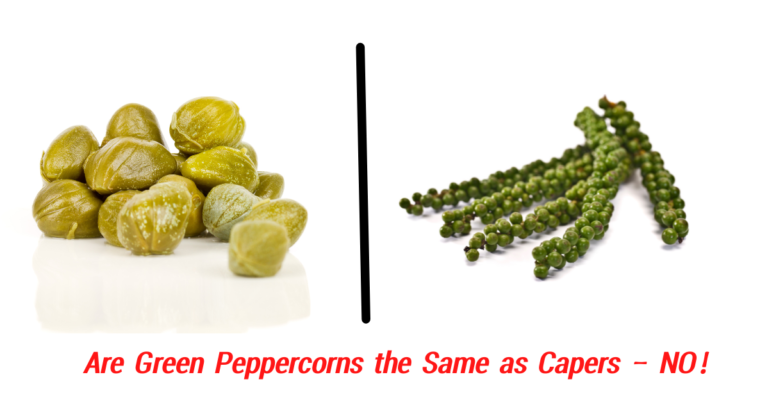 Are green peppercorns the same as capers
