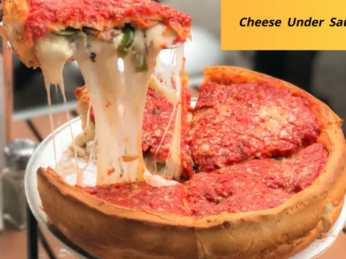 Cheese Under Sauce Pizza