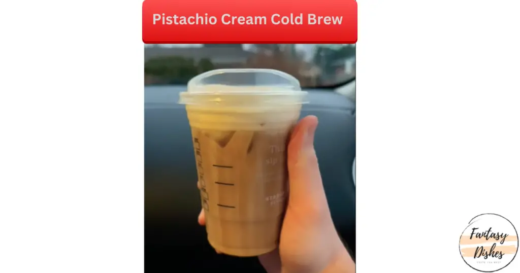 Pistachio Cream Cold Brew
